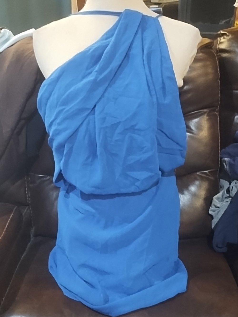 ASOS Petite Royal Blue Backless Dress